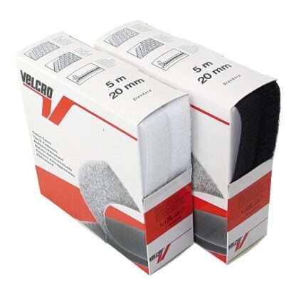 VELCRO Dispenser Box 5m x 20mm Haken+Flausch SCHWA, VK2060233
