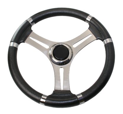 Steuerrad VS01 in Schwarz  Ø350mm 3 Speichen, RI72200