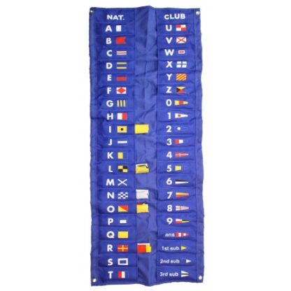 Signalflaggensatz 80 x 98 cm mit Tasche, DV103