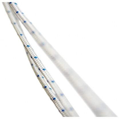 Polyester 8-fach Faggenleine 2,0 mm weiß, Kennfaden blau Rolle 250 m, GR262010-250