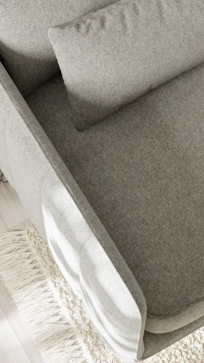 Polsterstoff/Dekostoff Alfa, Melange-Muster, rotbraun, 140 cm Breite, 100% PES, Alfa 42 – Bild 2