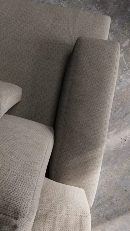 Polsterstoff/Dekostoff, Melange-Effekt, rot, 140 cm Breite, 95% PES, 5%PA,  Friedrich 57 – Bild 3