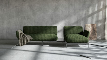 Polsterstoff/Dekostoff, Kettengewirk mit Säulen, schwarz, 140 cm Breite, 100% Polyester, Bernd 18 – Bild 2