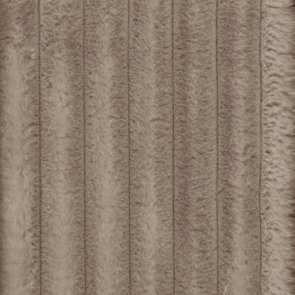 Polsterstoff/Dekostoff, Kunstfell-Strick, helltaupe, 140 cm Breite, 100% PES, Als 30