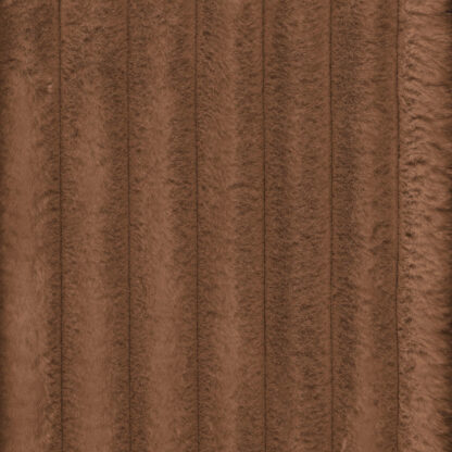 Polsterstoff/Dekostoff, Kunstfell-Strick, rostbraun, 140 cm Breite, 100% PES, Als 44