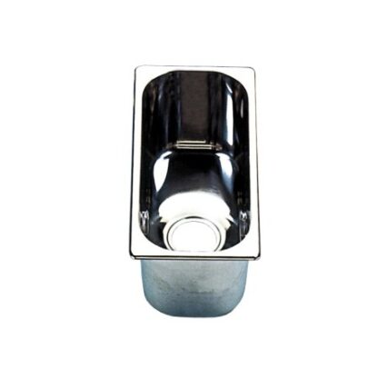 BARKA Spülbecken rechteckig Edelstahl poliert 300x150x180mm , BK301518P