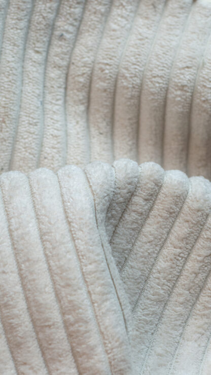 Polsterstoff/Dekostoff, breite Streifen, hellbeige, 140 cm Breite, 92% PES +8% PA, Angela 21