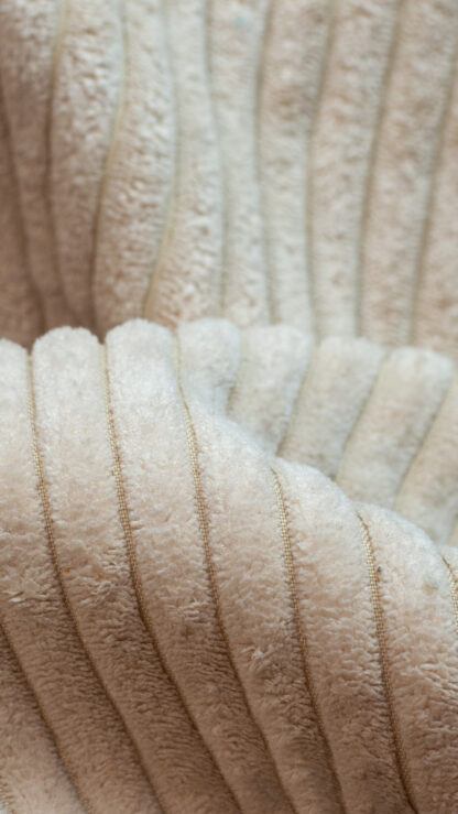 Polsterstoff/Dekostoff, breite Streifen, sandbeige, 140 cm Breite, 92% PES +8% PA, Angela 23