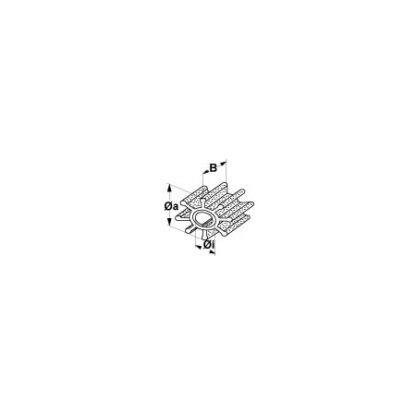Jabsco Impeller BG080 NEO 2FL  , JI142820001B – Bild 2