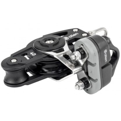 40mm Dynamic Single Violinblock mit Wirbel und Klemme, HA20401F-77
