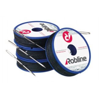 Tauwerk ROBLINE Takelgarn-Nadel-Set gewachst - 0,8mm - 80m - braun - YT7159687