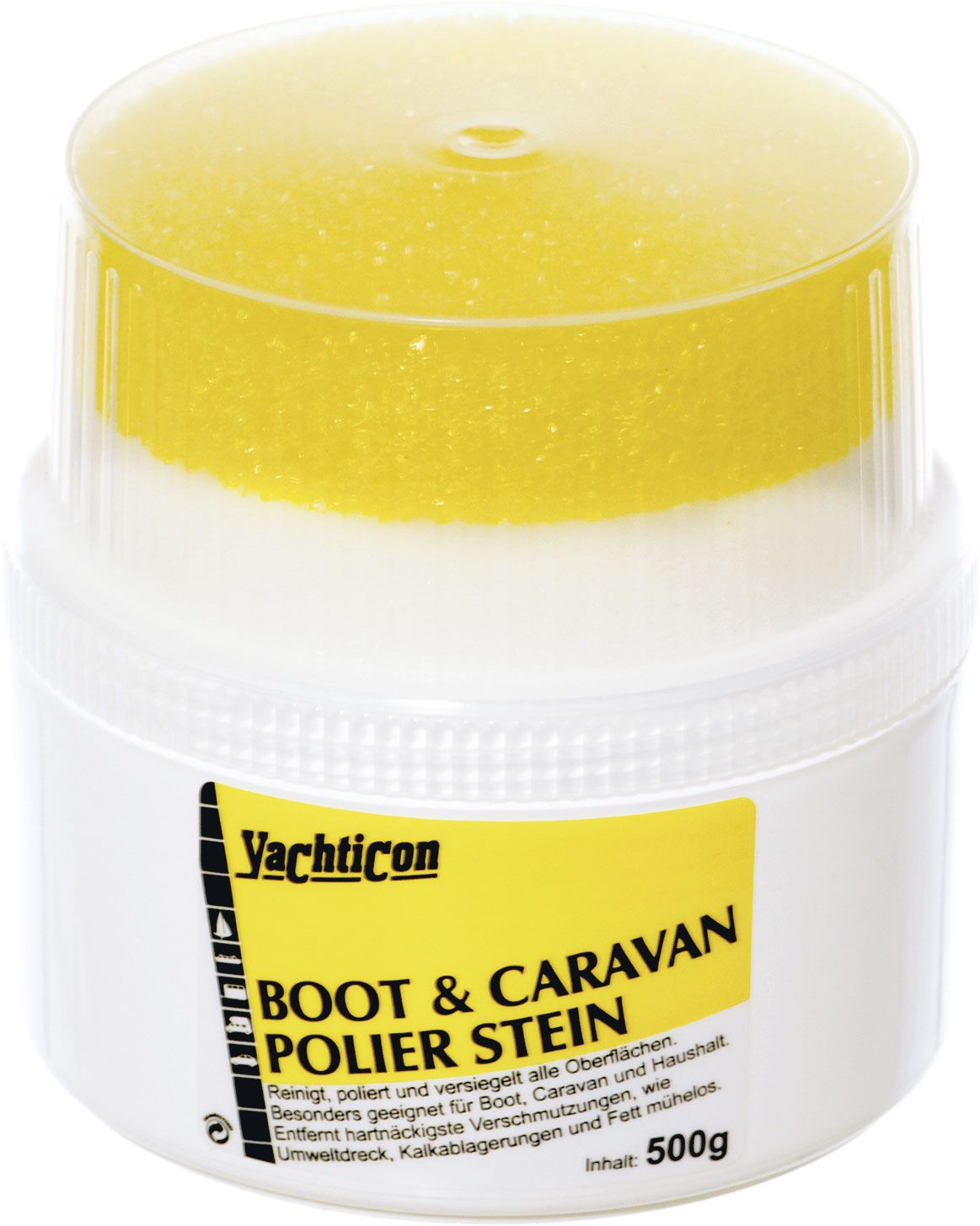 Yachticon Boot & Caravan Polier Stein 500 g, 2824