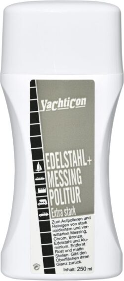 Yachticon Edelstahl + Messing Politur Extra Stark 250 ml, 02128