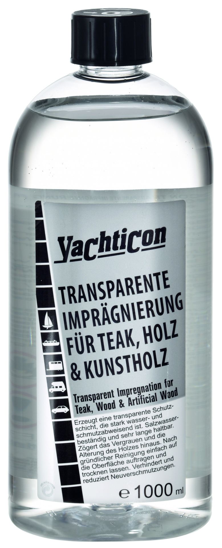 Yachticon Transparente Imprägnierung für Teak, Holz und Kunstholz 1000 ml, 7416 – Bild 2