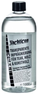 Yachticon Transparente Imprägnierung für Teak, Holz und Kunstholz 1000 ml, 7416