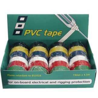 PSP Isolierband Sortiment B=19mm L=4.5m schwarz/gelb/blau/weiss/rot/grün , 1672100 GO
