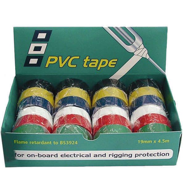 PSP Isolierband Sortiment B=19mm L=4.5m schwarz/gelb/blau/weiss/rot/grün , 1672100 GO