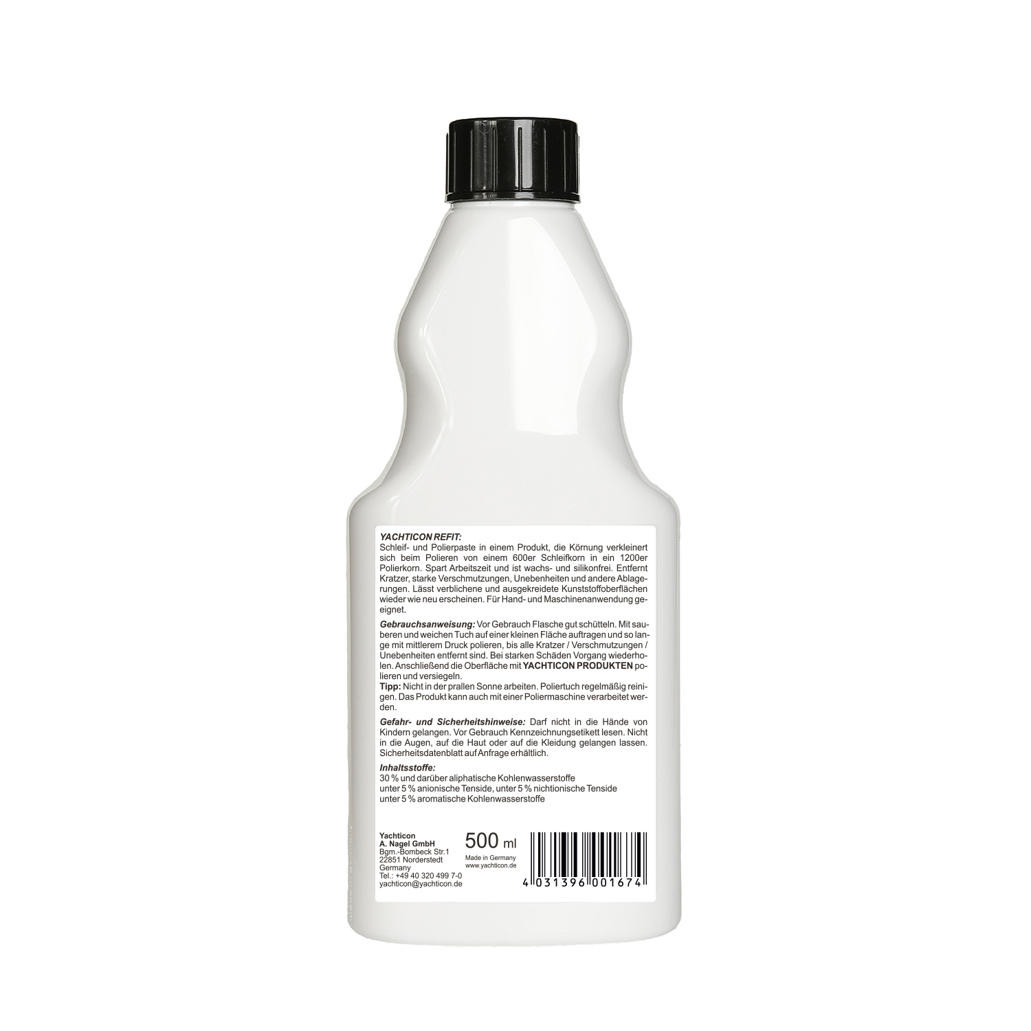 Yachticon Refit Schleif- und Polierpaste 500 ml, 167 – Bild 2