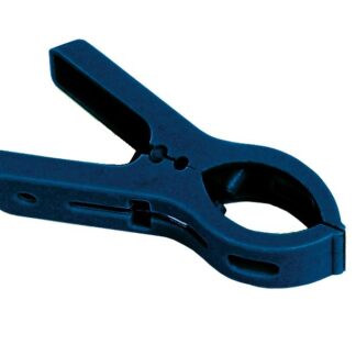 Wäscheklammern für Rohre bis 25mm Rohr / 12 Stück, blau 1850053 GO