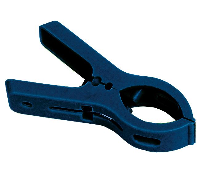 Wäscheklammern für Rohre bis 25mm Rohr / 12 Stück, blau 1850053 GO