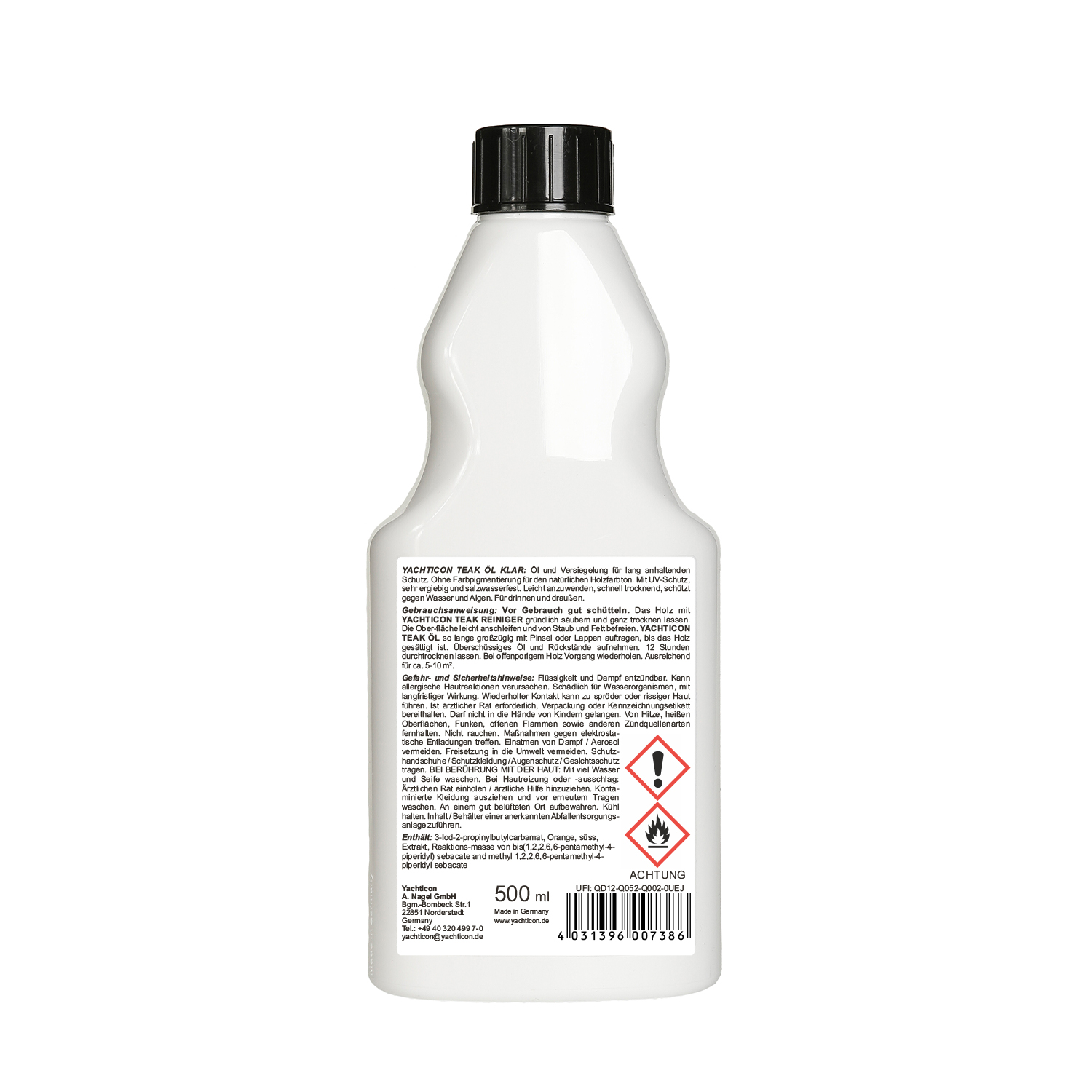 Yachticon Teak Öl Klar 500 ml, 738 – Bild 2