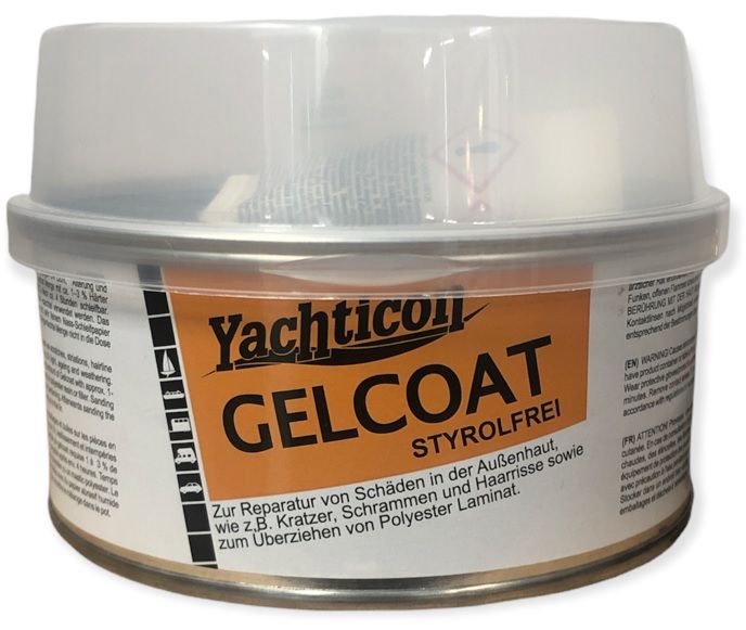 Yachticon Gelcoat Spachtel RAL 9010 - styrolfrei 250g, 8122