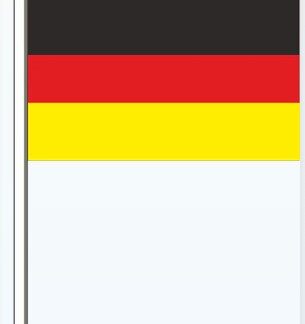 BU30 Deutschland Flagge 30 x 45 cm