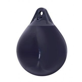 Kugelfender A2 PVC Ø390mm, schwarz/schwarz, NOA-2SS
