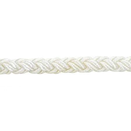 Nylon 8-Plait, PA, 12mm, Auge, weiß, 6m YT7182656